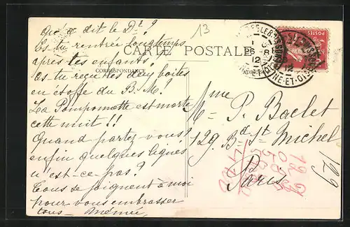 AK Verrières-le-Buisson, Rue de Paris