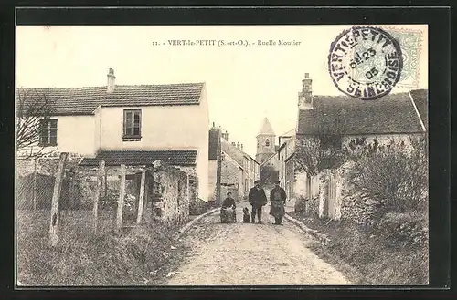 AK Vert-le-Petit, Ruelle Moutier