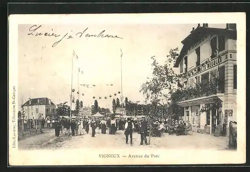 AK Vigneux, Avenue du Parc, Hôtel