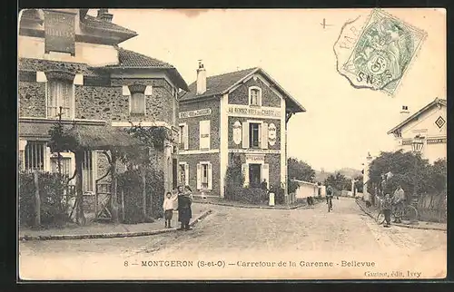 AK Montgeron, Carrefour de la Garenne, Beilevue