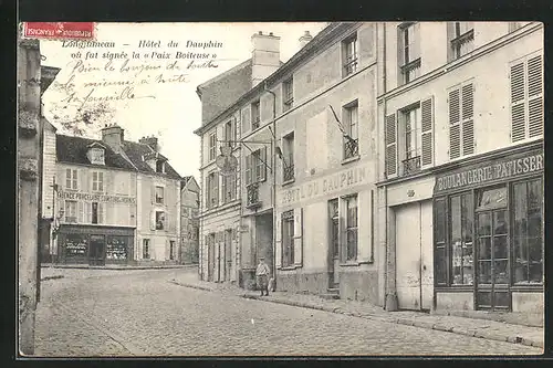 AK Longjumeau, Hôtel du Dauphin oú fut signée la Paix Boiteuse