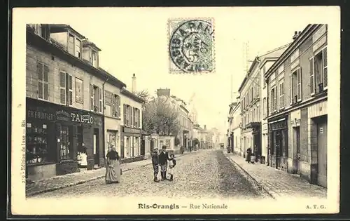 AK Ris-Orangis, Rue Nationale