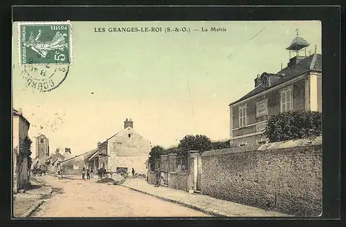 AK Les Granges-le-Roi, La Mairie