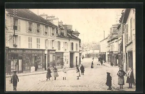 AK Arpajon, Grande Rue N° 1