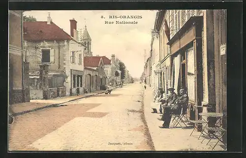 AK Ris-Orangis, Rue Nationale