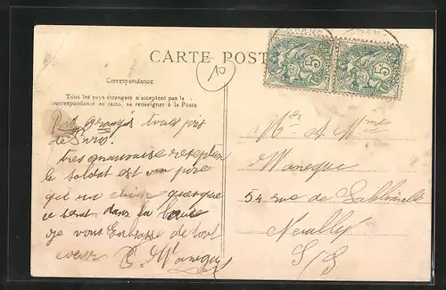 AK Ris-Orangis, Rue Nationale, Entrée venant de Paris