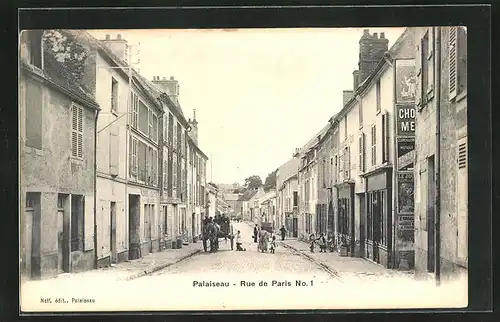 AK Palaiseau, Rue de Paris No. 1