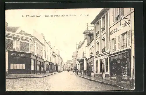 AK Palaiseau, Rue de Paris près la Mairie