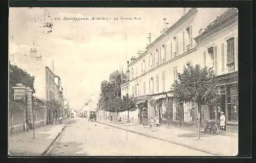 AK Montgeron, La Grande Rue