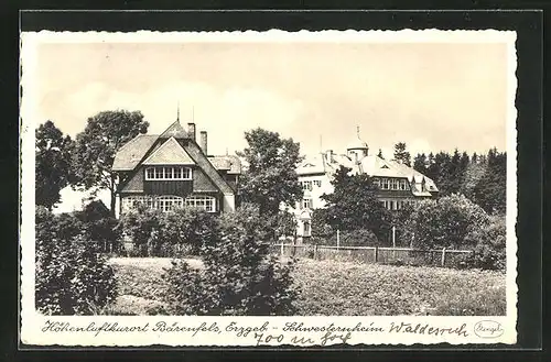 AK Bärenfels /Erzgeb., Schwesternheim Waldesruh