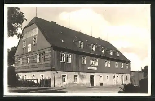 AK Zinnwald /Osterzgeb., HO-Gasthof Sächsischer Reiter