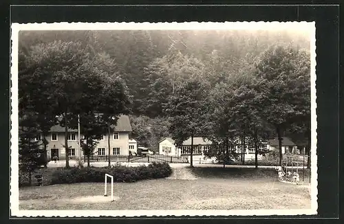 AK Pöbeltal, Ferienheim Karl Liebknecht des VEB Waggonbau Dessau