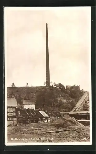 AK Freiberg i. Sa., Halsbrücker Esse