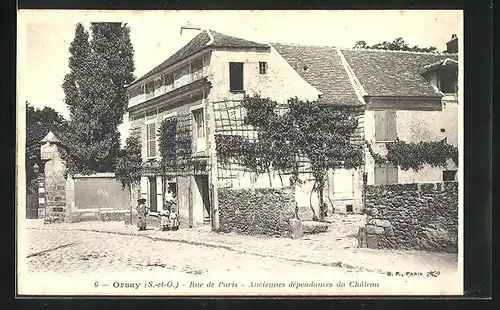 AK Orsay, Rue de Paris, Anciennes dépendances du Château