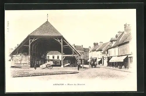 AK Arpajon, Place du Marche