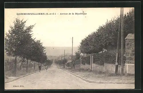 AK Gommonvilliers, Avenue de la République