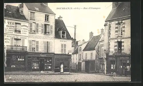 AK Dourdan, Rue d`Etampes