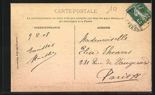 AK Dourdan, Rue du Madre