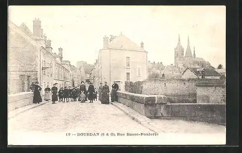 AK Dourdan, Rue Basse-Foulerie