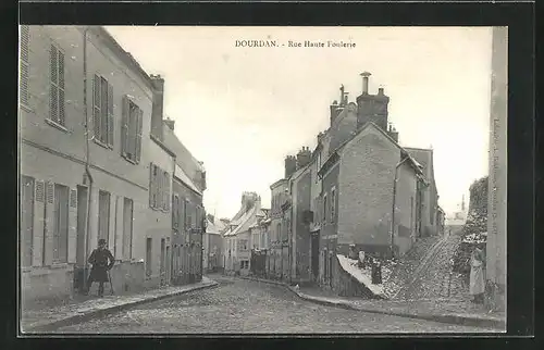 AK Dourdan, Rue Haute Foulerie