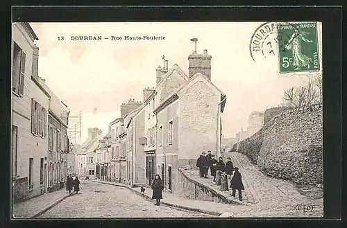 AK Dourdan, Rue Haute-Foulerie