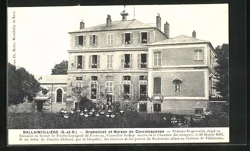 AK Ballainvilliers, Orphelinat et Maison de Convalescence