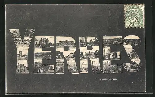 AK Yerres, Souvenir-Karte