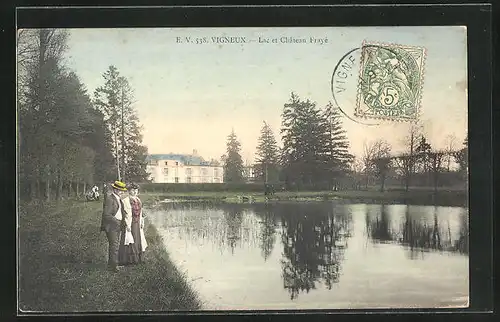AK Vigneux, Lac et Château Frayé