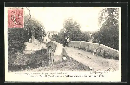 AK Épinay-sur-Orge, Pont du Breuil