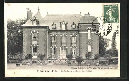 AK Villiers-sur-Orge, Le Château Moderne, facade Sud