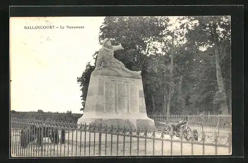 AK Ballancourt, Le Monument