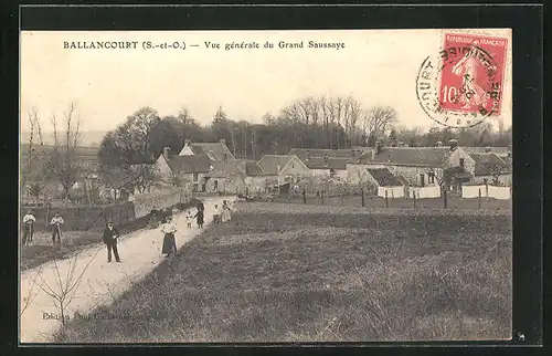 AK Ballancourt, Vue générale du Grand Saussaye