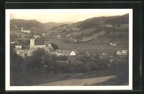 AK Waldhausen, Ortsansicht mit Kirche