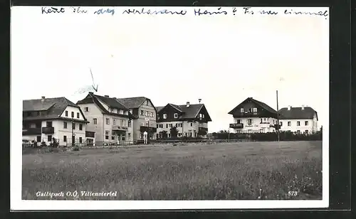 AK Gallspach, Teilansicht des Villenviertels, Sandhaus Emma