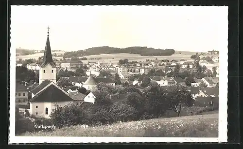 AK Gallspach, Blick auf die Dächer der Stadt