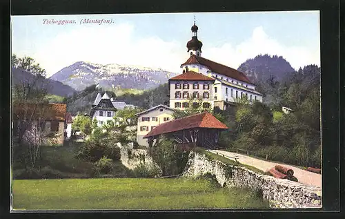 AK Tschagguns, Feldweg zur Kirche