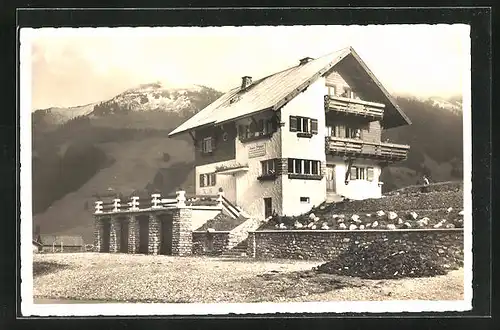 AK Mittelberg, Gasthaus Haus Steppe, Aussenansicht