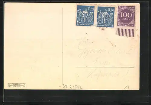 AK Karlsruhe, Studentenwappen der Landsmannschaft Suevia