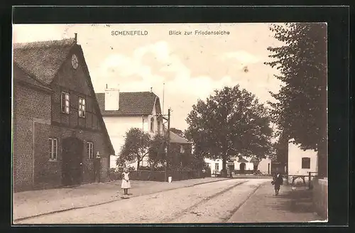 AK Schenefeld, Blick zur Friedenseiche