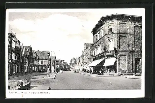 AK Winsen /Luhe, Marktstrasse mit Bechmann`s Hotel