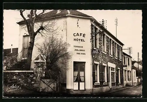 AK Saintry-sur-Seine, Café-Hotel