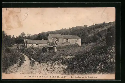 AK Saulx-les-Chartreux, Le Rocher et la Souricière