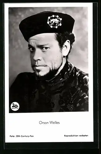 AK Schauspieler Orson Welles