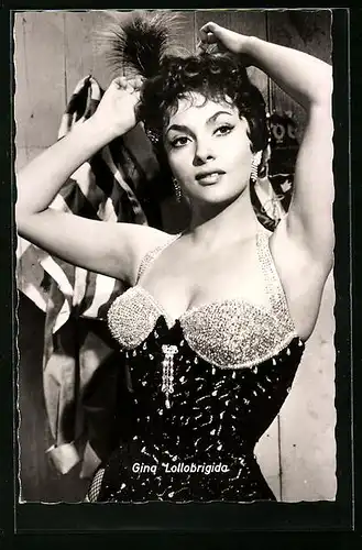 AK Schauspielerin Gina Lollobrigida