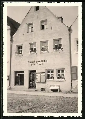 Fotografie unbekannter Fotograf, Ansicht Kemnath, Buchhandlung Willi Zwack