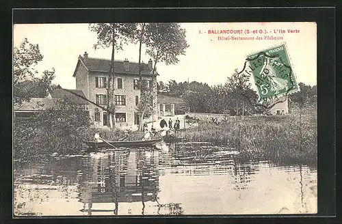 AK Ballancourt, L`Ile Verte, Hôtel-Restaurant ds Pêrcheurs