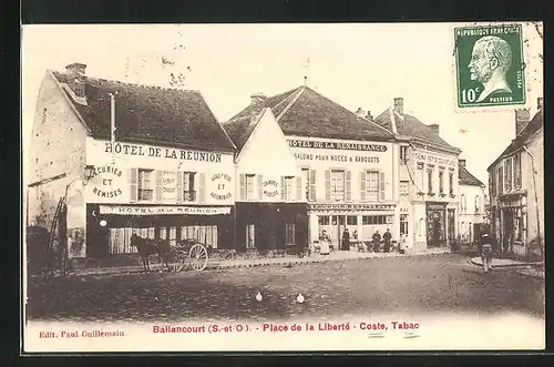 AK Ballancourt, Place de la Liberté, Coste, Tabac