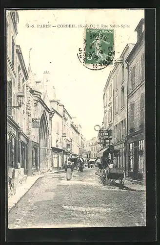 AK Corbeil, Rue Saiut-Spirc, Grand Bazar