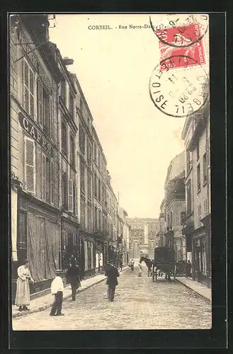 AK Corbeil, Rue Notre-Dame, Café