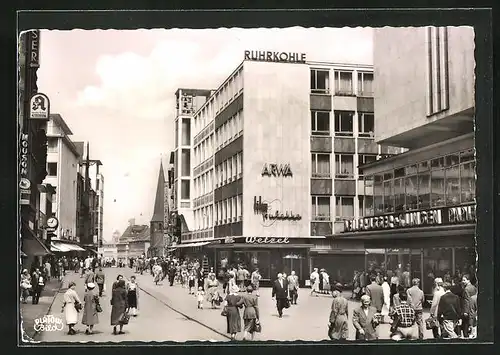 AK Essen, Passanten auf der Kettwigerstrasse